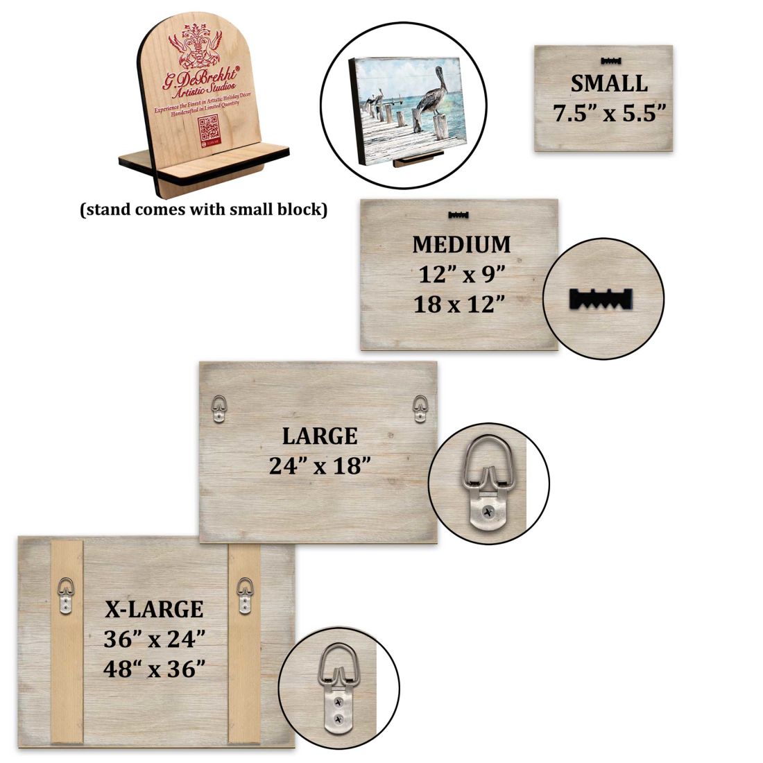 Let Them Run Horse Heads Wooden Wall Art by J. Bergsma - Nature Wildlife Decor  - 8592259B-JB-4