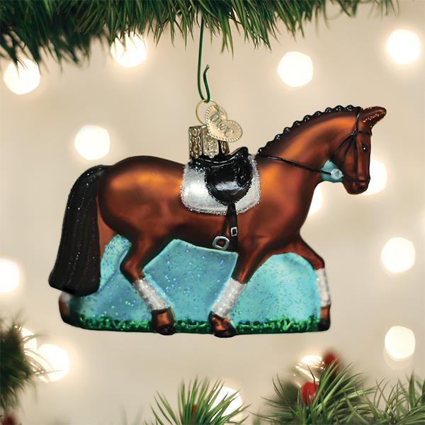 Dressage Horse Ornament-0