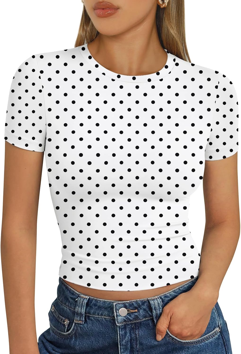 Trendy Queen Womens Short Sleeve T Shirt Basic Summer Top