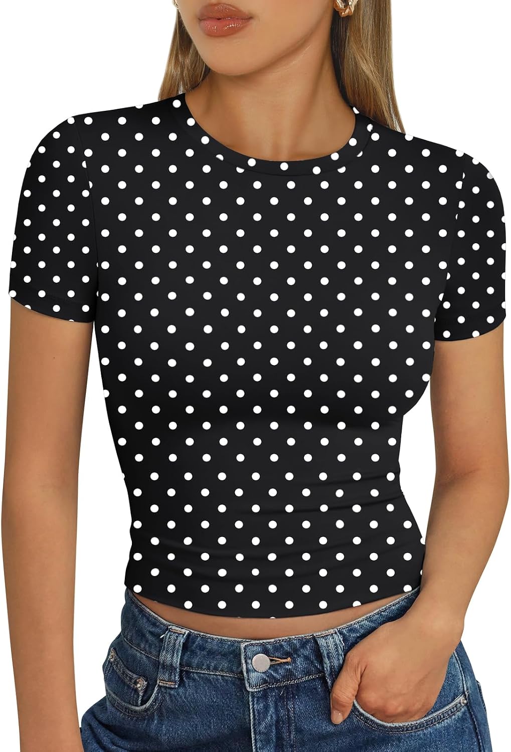 Trendy Queen Womens Short Sleeve T Shirt Basic Summer Top