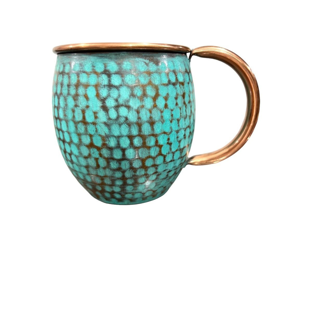 Set of Two Copper Barrel Mugs