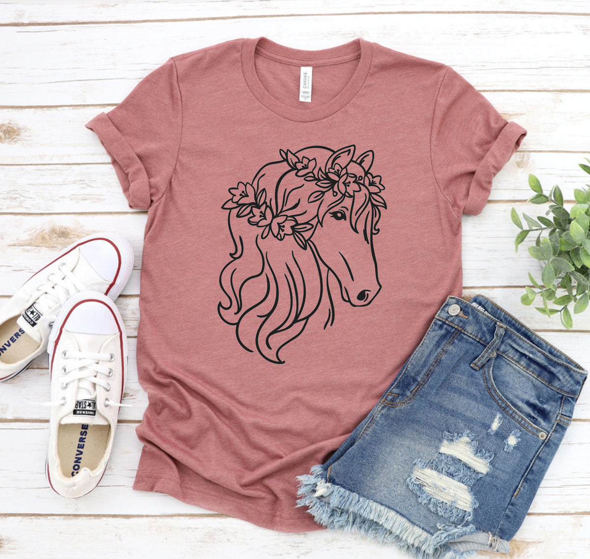 Floral Horse T-shirt